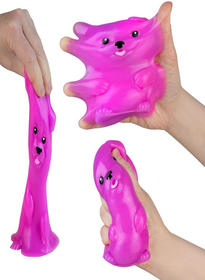 ذي أورب فاكتوري لعبة ORB Tabalicious Pets Big TABA Squishy Dog - لعبة حيوانات TABA Squishies لطيفة وناعمة ولزجة - اضغط عليها واستمتع باللعب وتخفيف التوتر - ألعاب حسية ممتعة للأطفال والكبار - Image 2